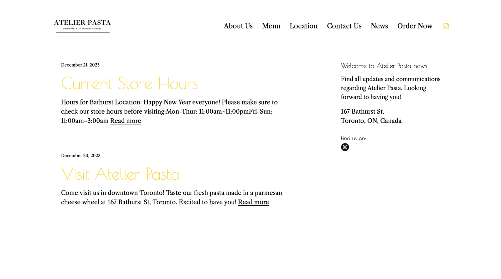 Atelier Pasta