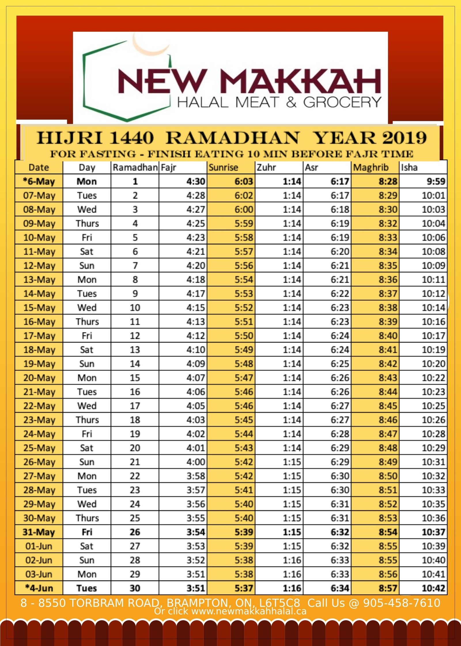 New Makkah Halal Meat & Grocery