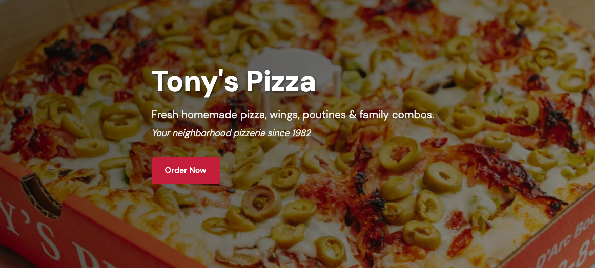 Tony's Pizza