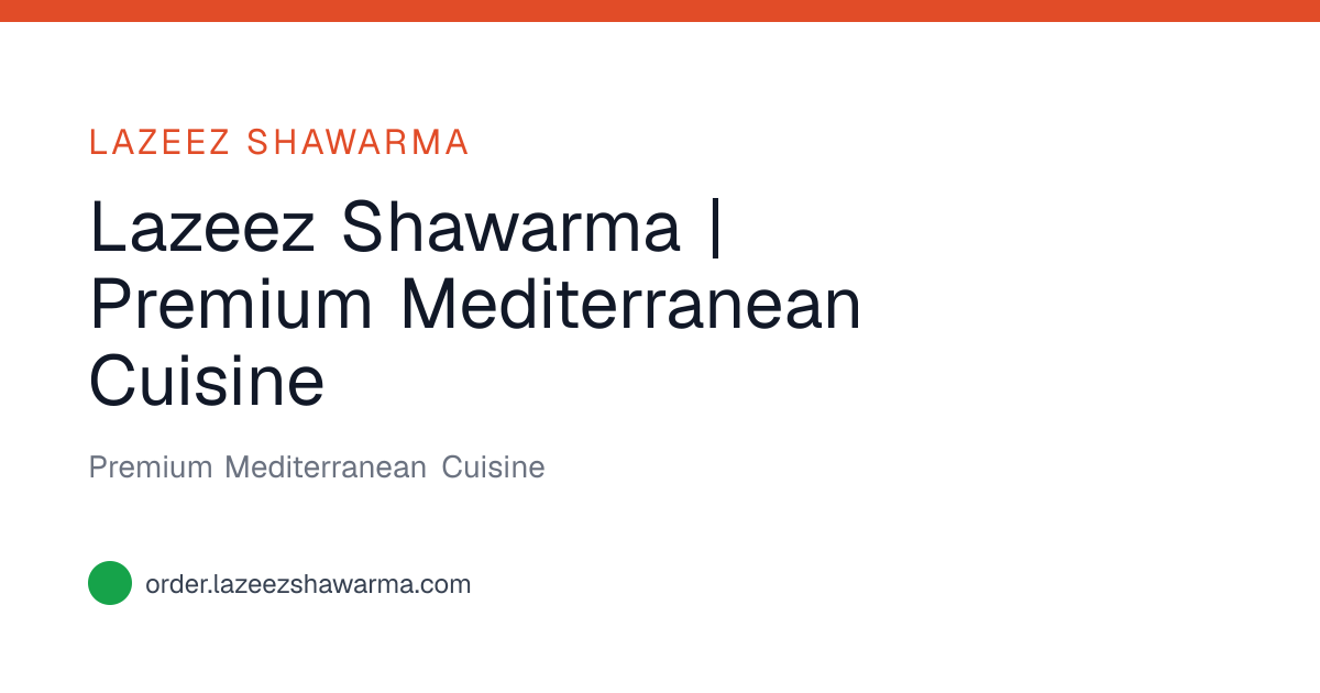 Lazeez Shawarma