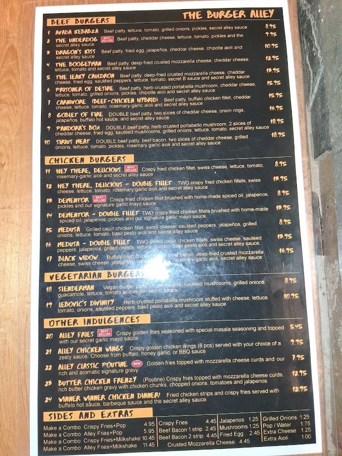 The Burger Alley