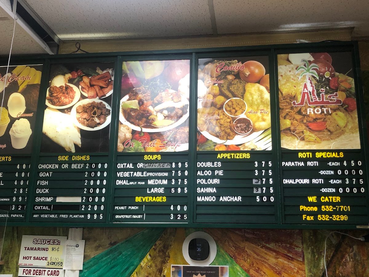 Ali's West Indian Roti Shop