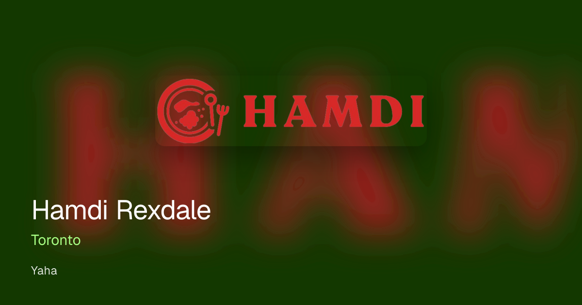 Hamdi Restaurant Somali Cuisine