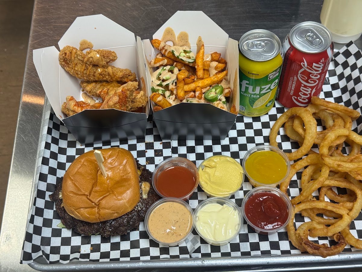 Smash house burger